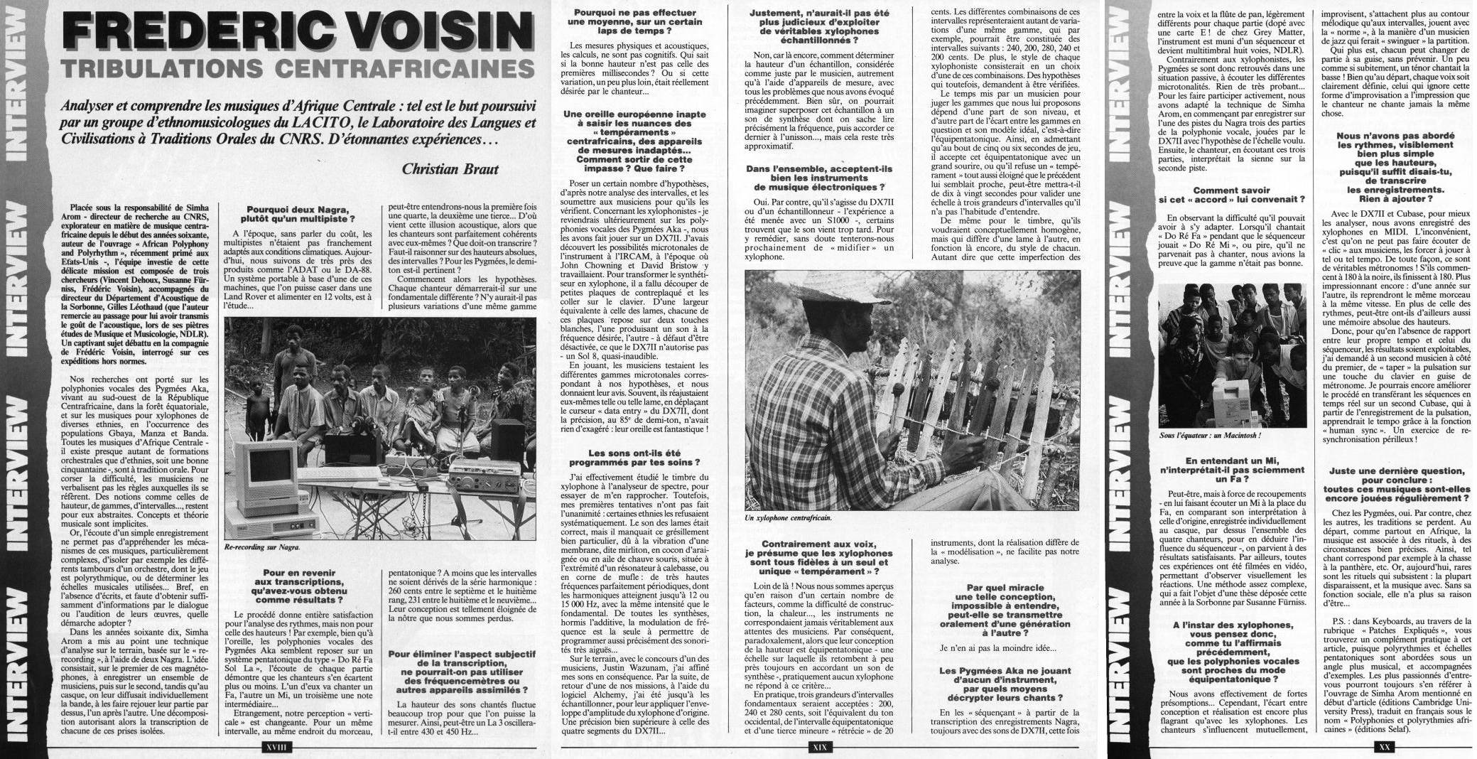 Entretien avec Christian Braut (Keyboards Magazine n°69)