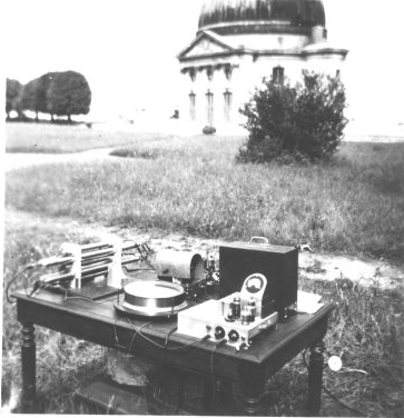 Chambre à diffusion (vers 1948), à l'Observatoire de Meudon